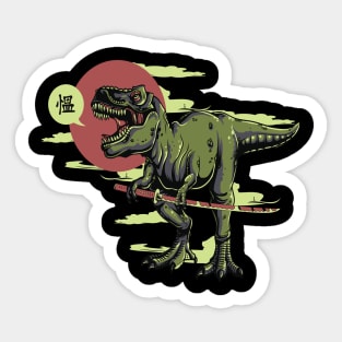 Dino Samurai Sticker